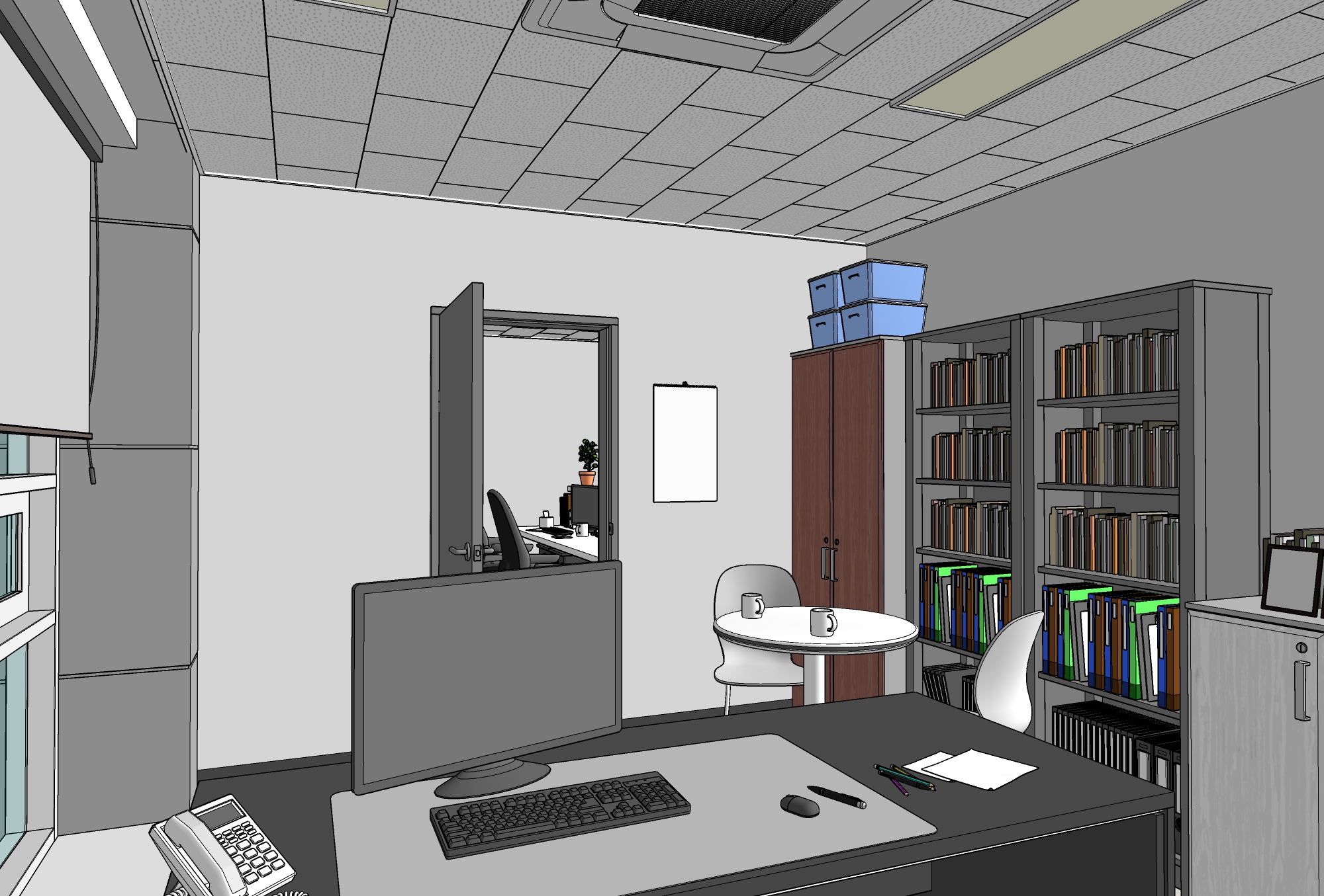 [Snaptoon+Sketchup] University Indoor Collection (2023.01.04 Update)